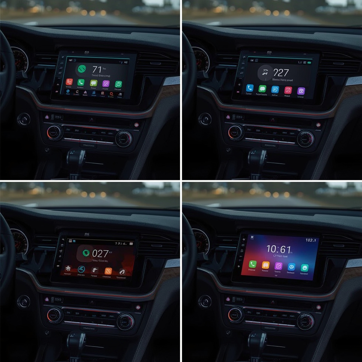 Option 1: Écran CarPlay / Android Auto